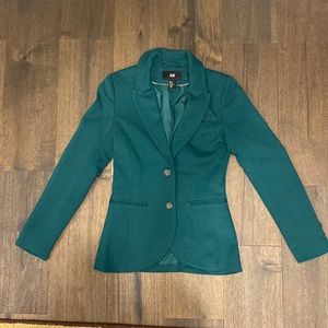 Green H&M blazer